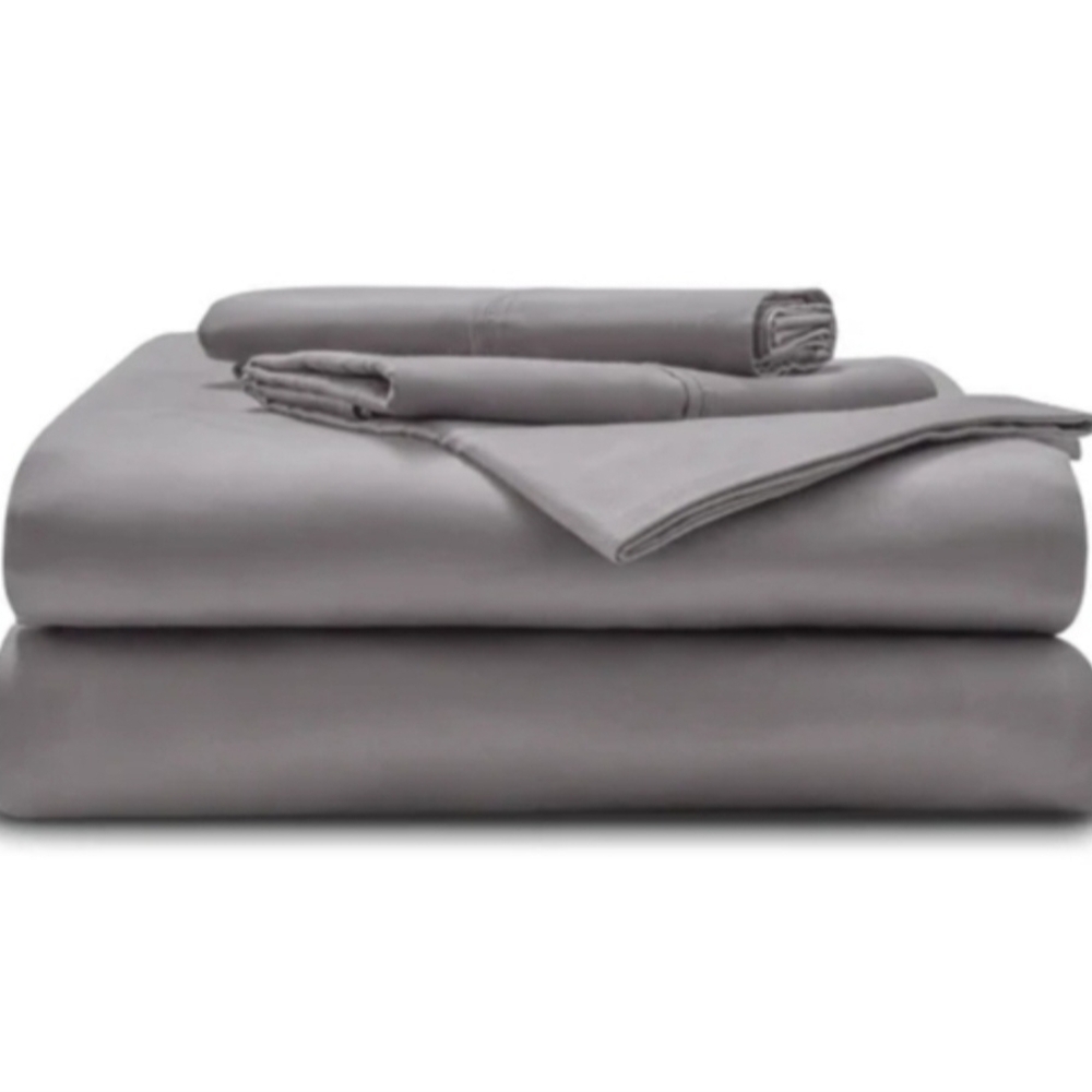 Miracle Sheets Anti-Microbial Extra Luxe Sheet Set Stone Grey CALI KING ✨️ BNIB